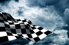 photo shows a chequered flag - the race is won for this job seeker as they have found their perfect job and won the race